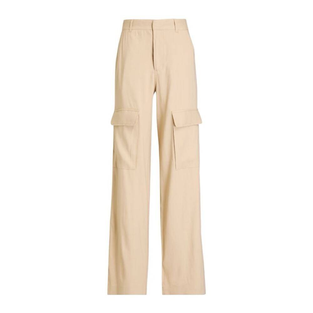 FRAME Linen Blend Twill Cargo Pants